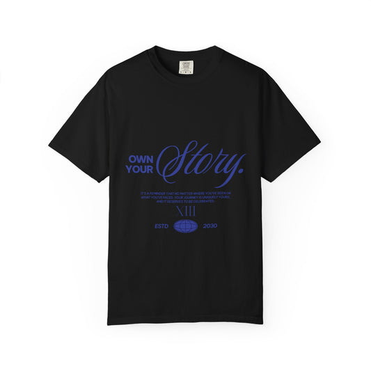 Minimal Bold T-Shirt — Garment-Dyed Casual Tee