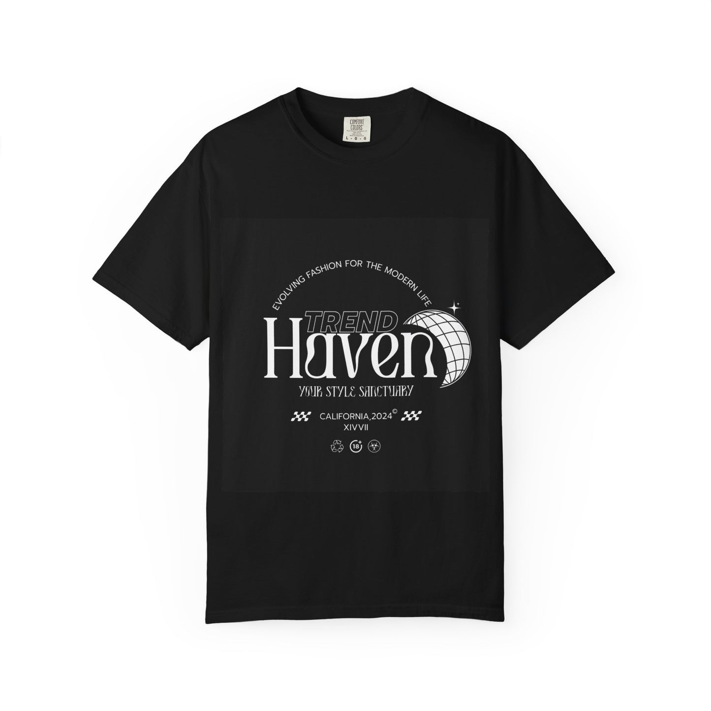 Trend Haven Graphic T‑Shirt — Vintage Globe Logo Casual Tee