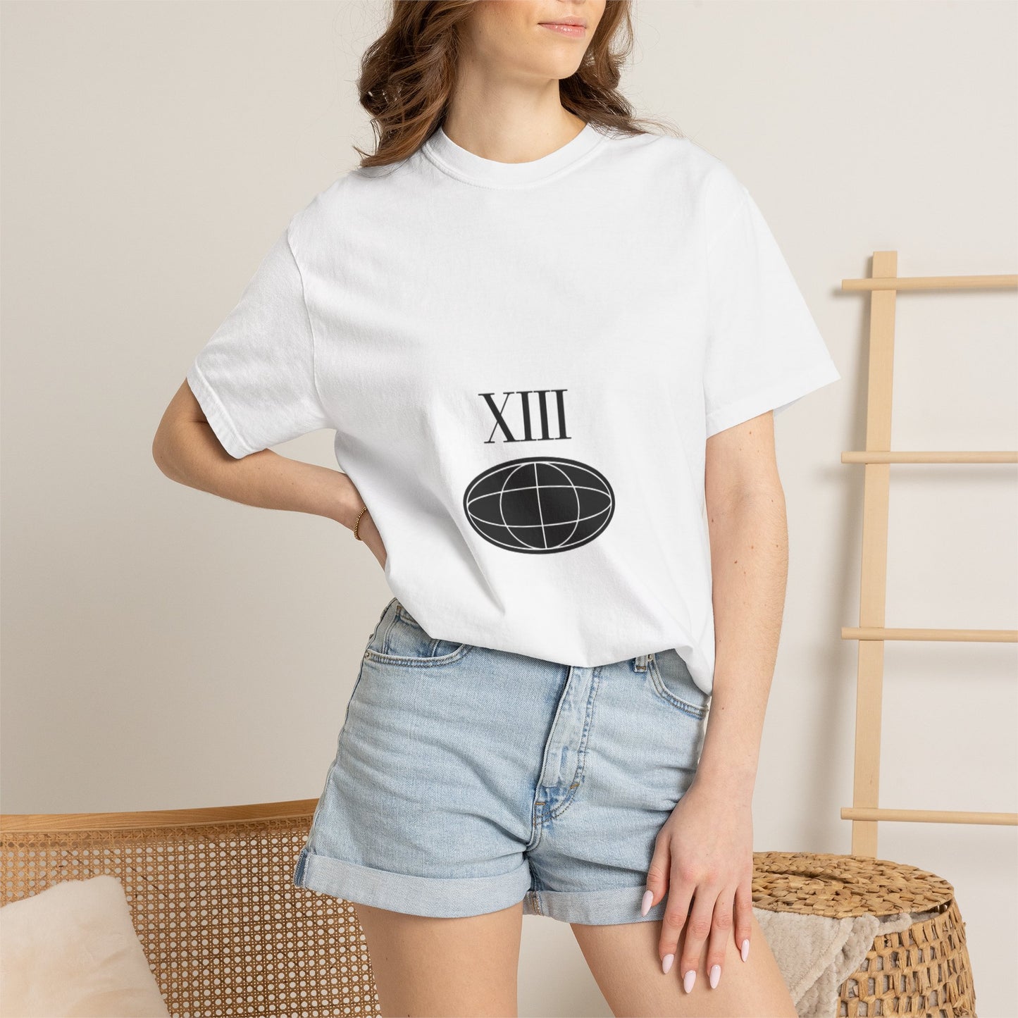 Minimal Eloquent T-Shirt — Simple Elegant Garment-Dyed Tee