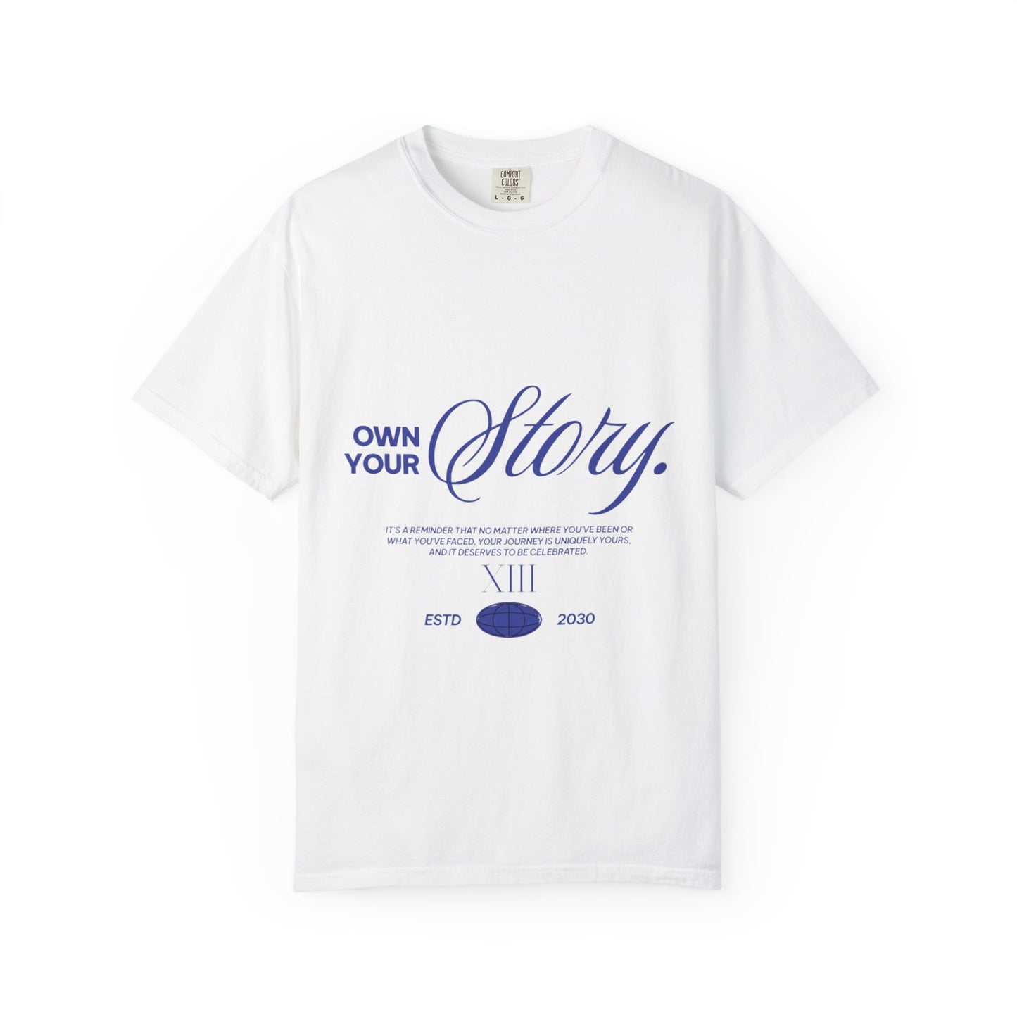 Minimal Bold T-Shirt — Garment-Dyed Casual Tee