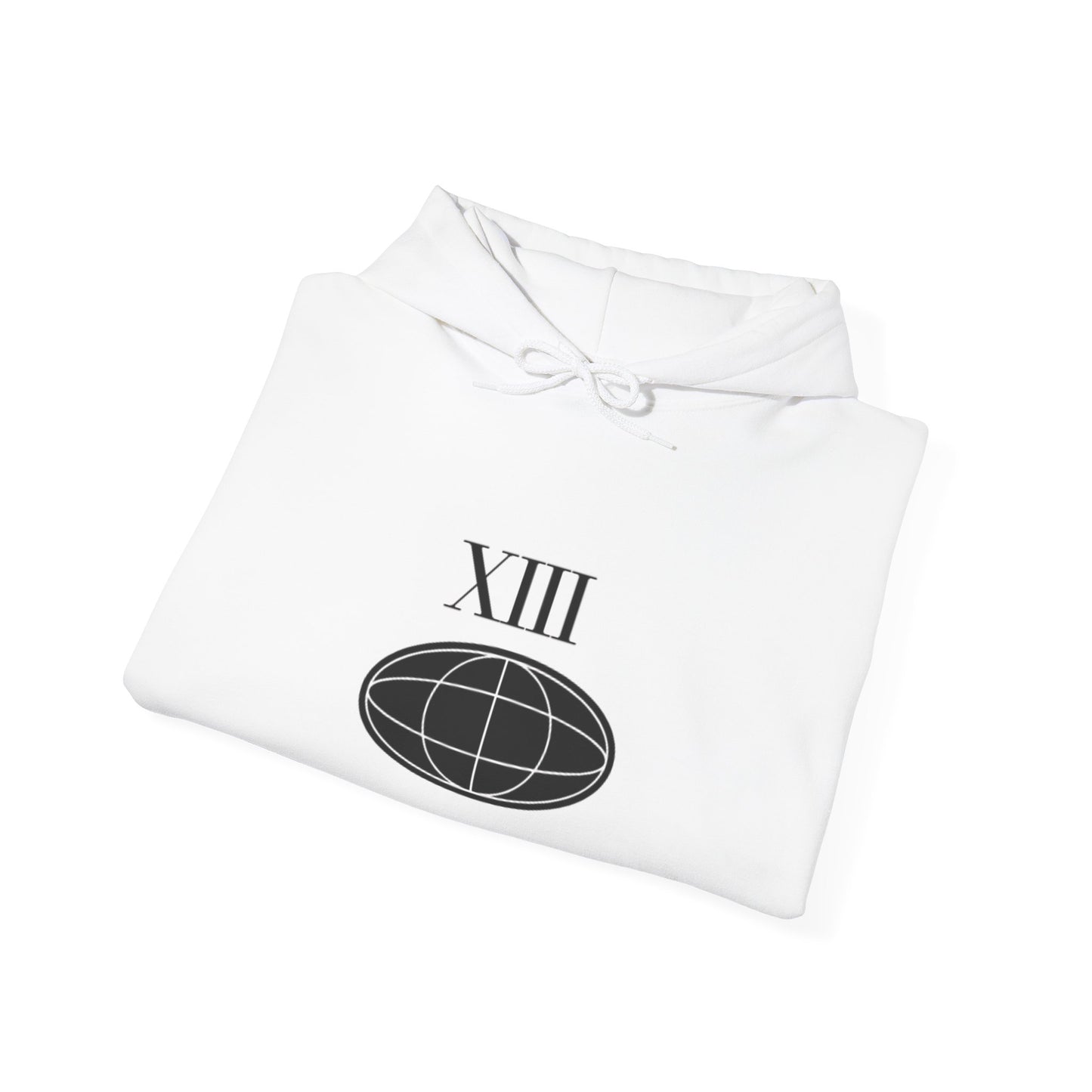 Hoodie — Vintage Angel Graphic 'XIII' Streetwear Pullover