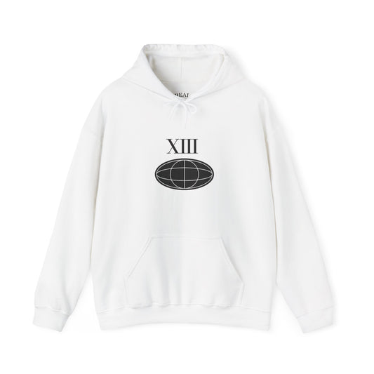 Hoodie — Vintage Angel Graphic 'XIII' Streetwear Pullover